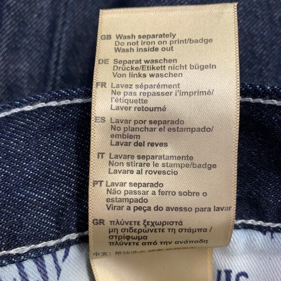 SCOTCH AND SODA 33 The Vert Blue Indigo Contrast Stitch Organic Cotton Jeans - Picture 10 of 10